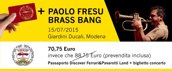 Approfitta degli sconti Discover Ferrari &amp; Pavarotti Land per i concerti di luglio!